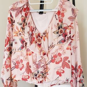 Flowered Blouse by Sanctuary, size Medium